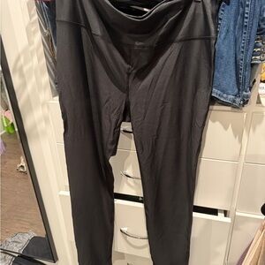 TALULAH faux leather looking Black Leggings